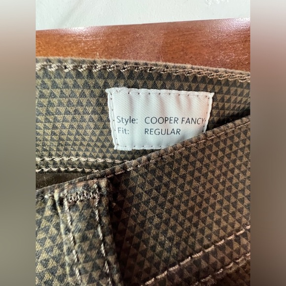 Brax Copper Fancy Brown Straight Leg Pans Size 30 x 34 1074 - Picture 4 of 5